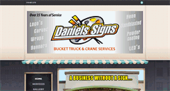 Desktop Screenshot of danielssigns.com