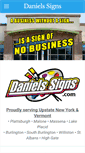 Mobile Screenshot of danielssigns.com